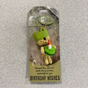 Watchover Voodoo Happy Birthday Wishes Keychain Collectible NWT